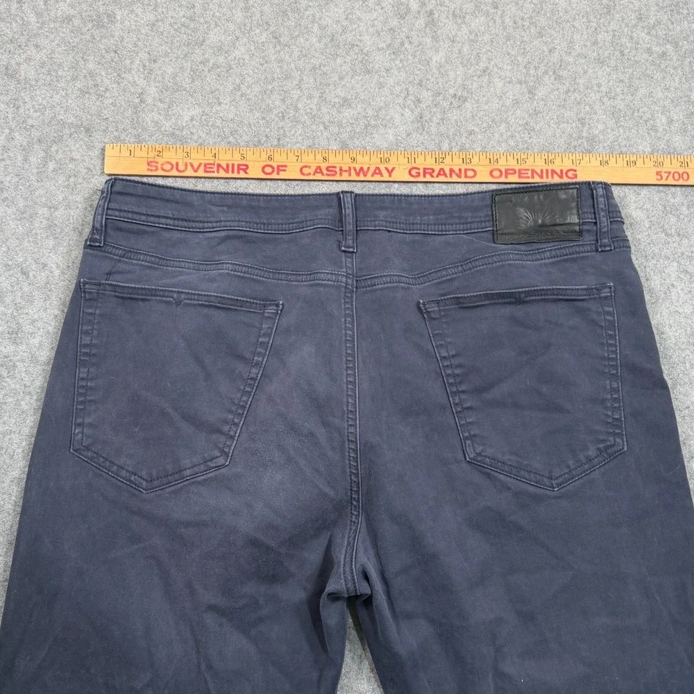 Rising Sun & Co Navy Blue Stretch Denim The Straight Fit Jeans Men's Size 38x30*